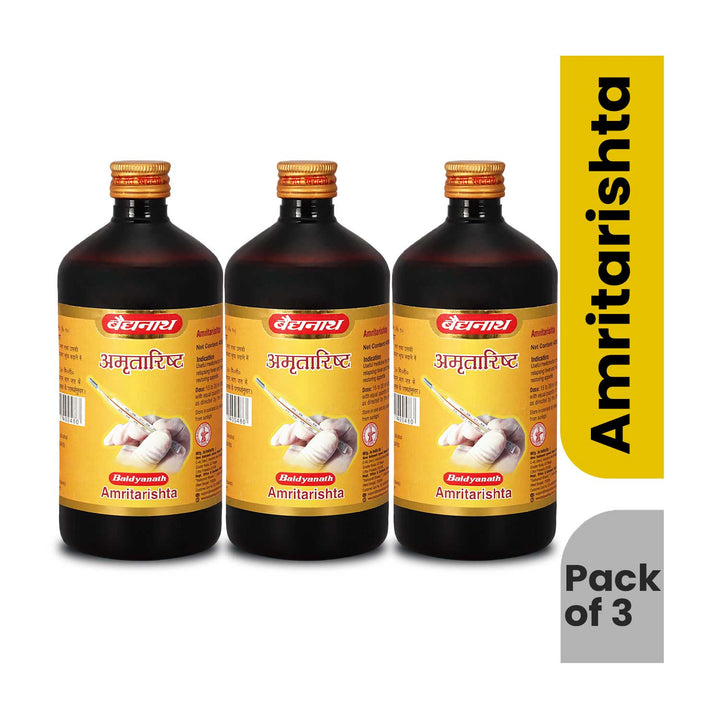 Baidyanath Amritarishta (450 ml) (Pack of 3)