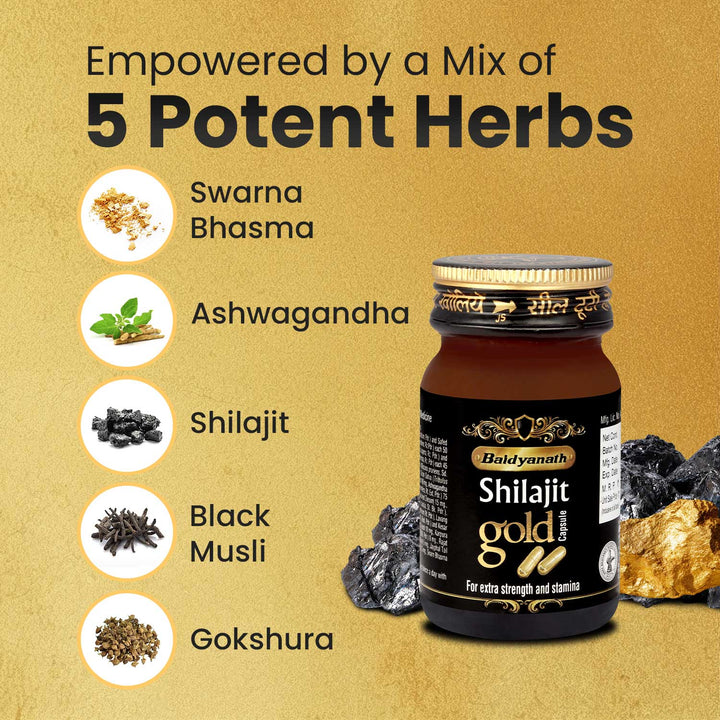 Baidyanath Shilajit Gold (20 Capsules)