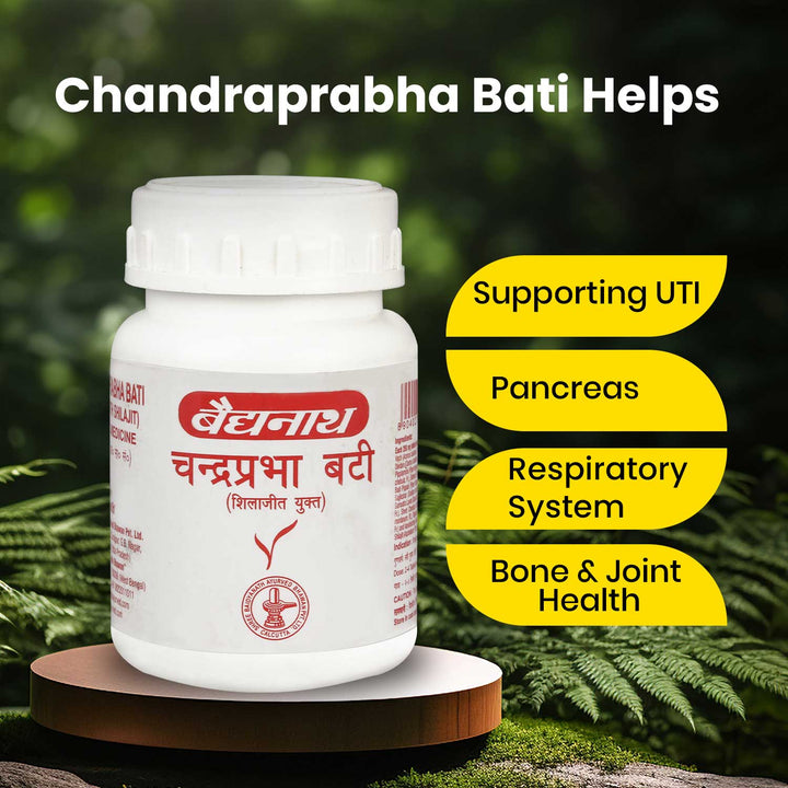 Baidyanath Chandraprabha Bati 80 TB (Pack of 2)