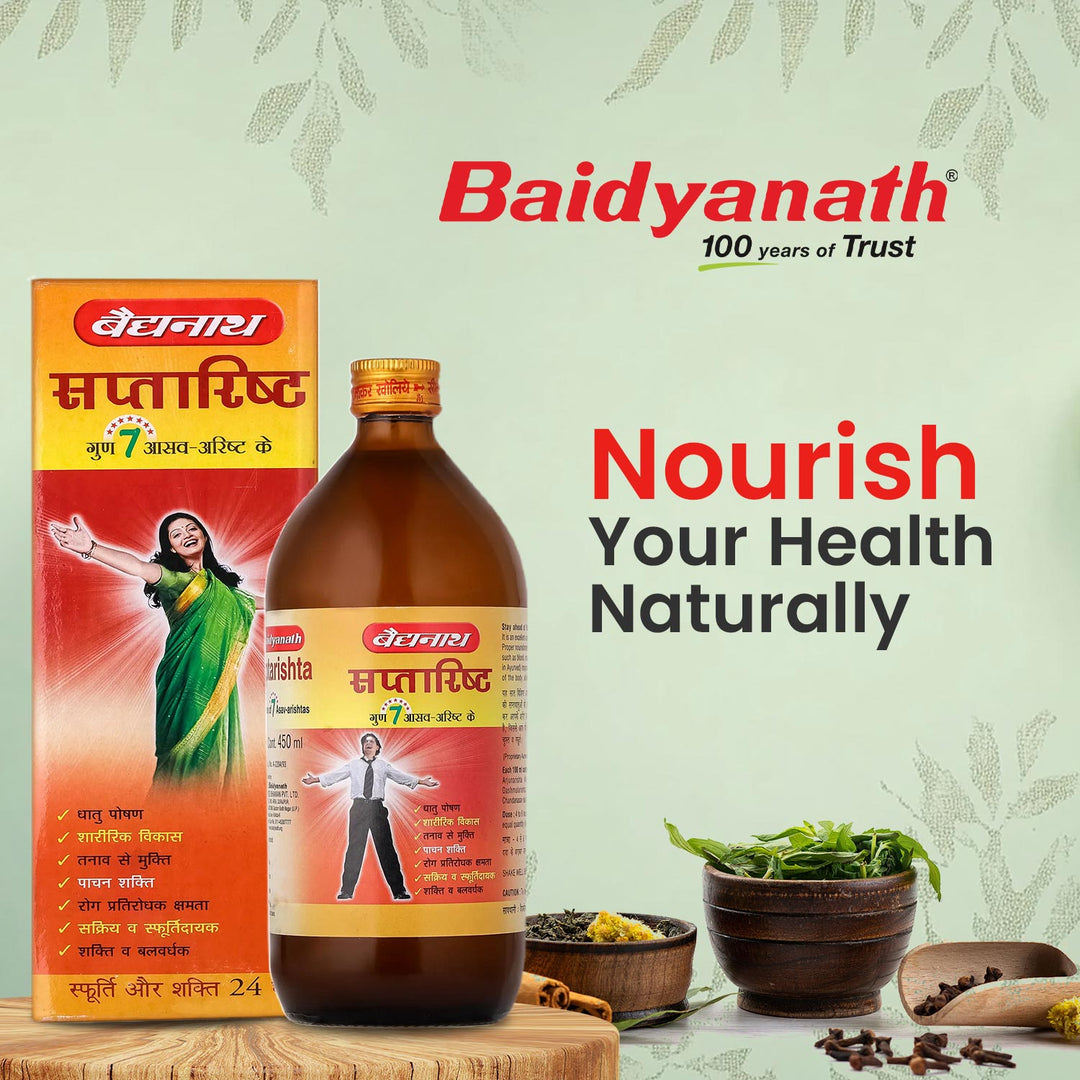 Baidyanath Saptarishta Supports Long Living 450 ml