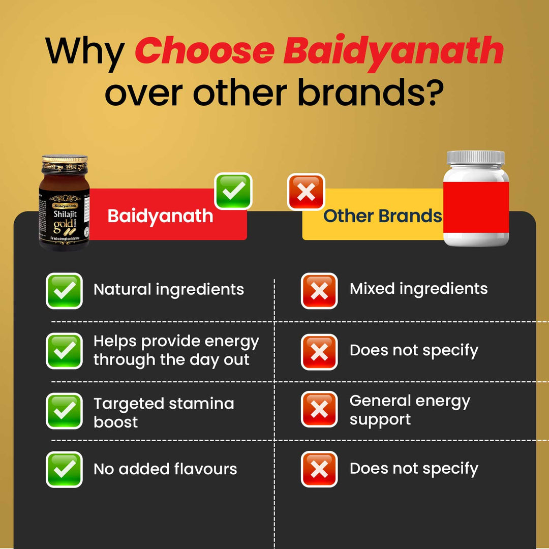 Baidyanath Shilajit Gold (20 Capsules)