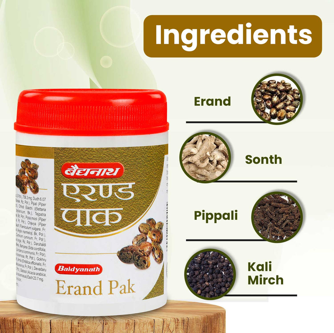 Baidyanath Erand pak helps in arthrities, constipation and nervous diseases 120 gram