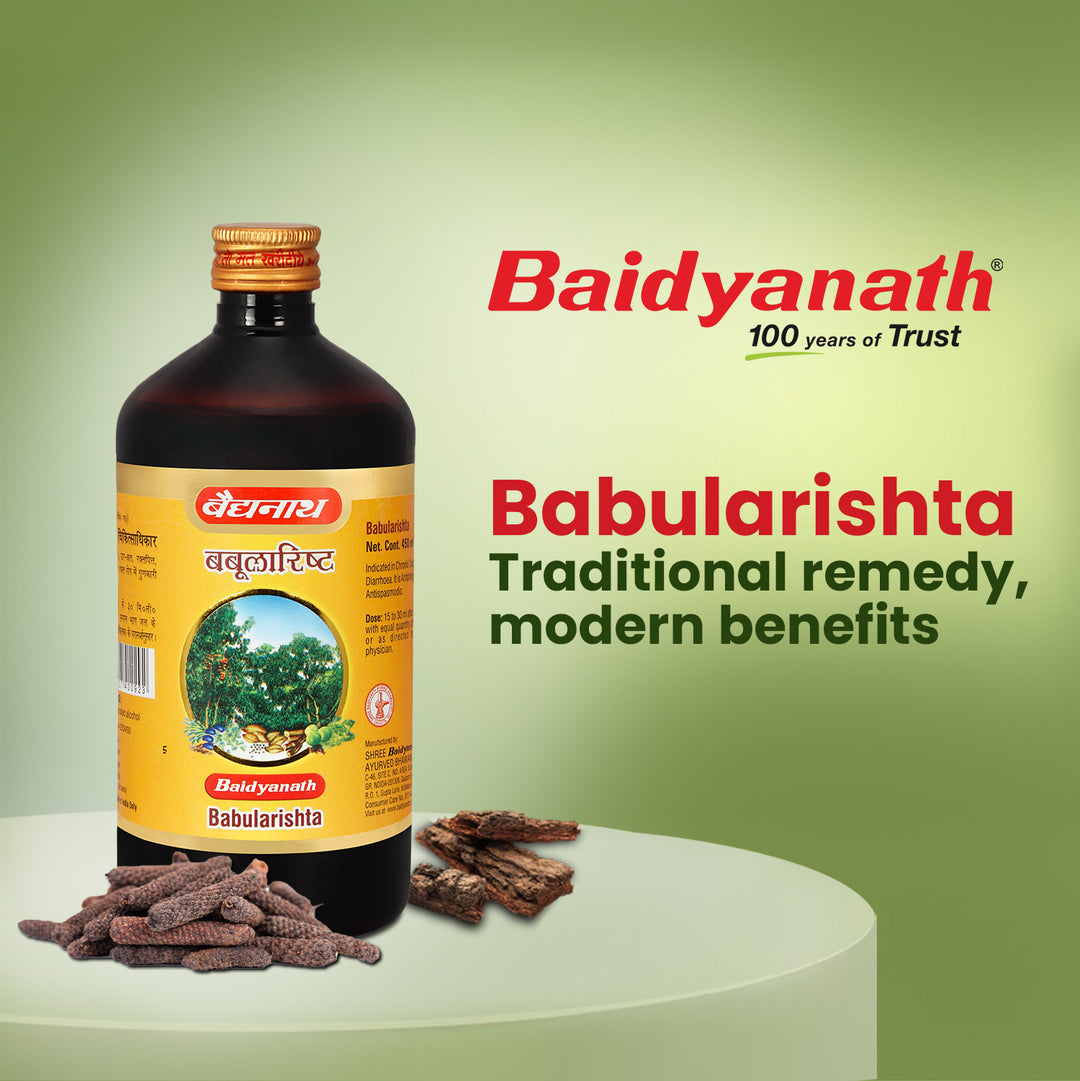 Baidyanath Babularisht Ayurvedic Tonic - 450 ml | Helps in Cough, Respiratory disorder & Chest Pain (Pack of 1)