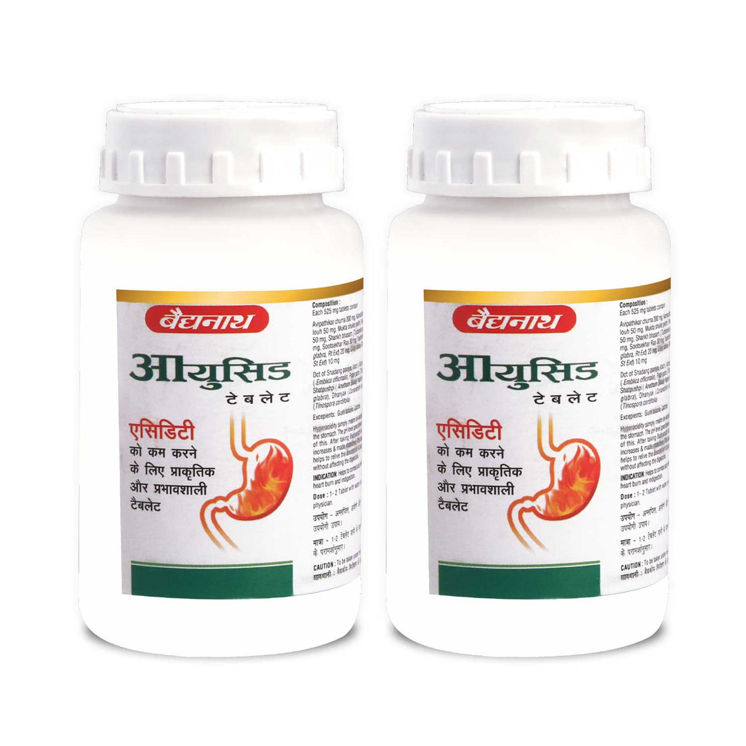 Baidyanath Ayucid Tablet 60 Tablets (Pack of 2 )