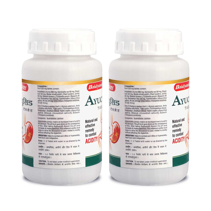 Baidyanath Ayucid Tablet 60 Tablets (Pack of 2 )