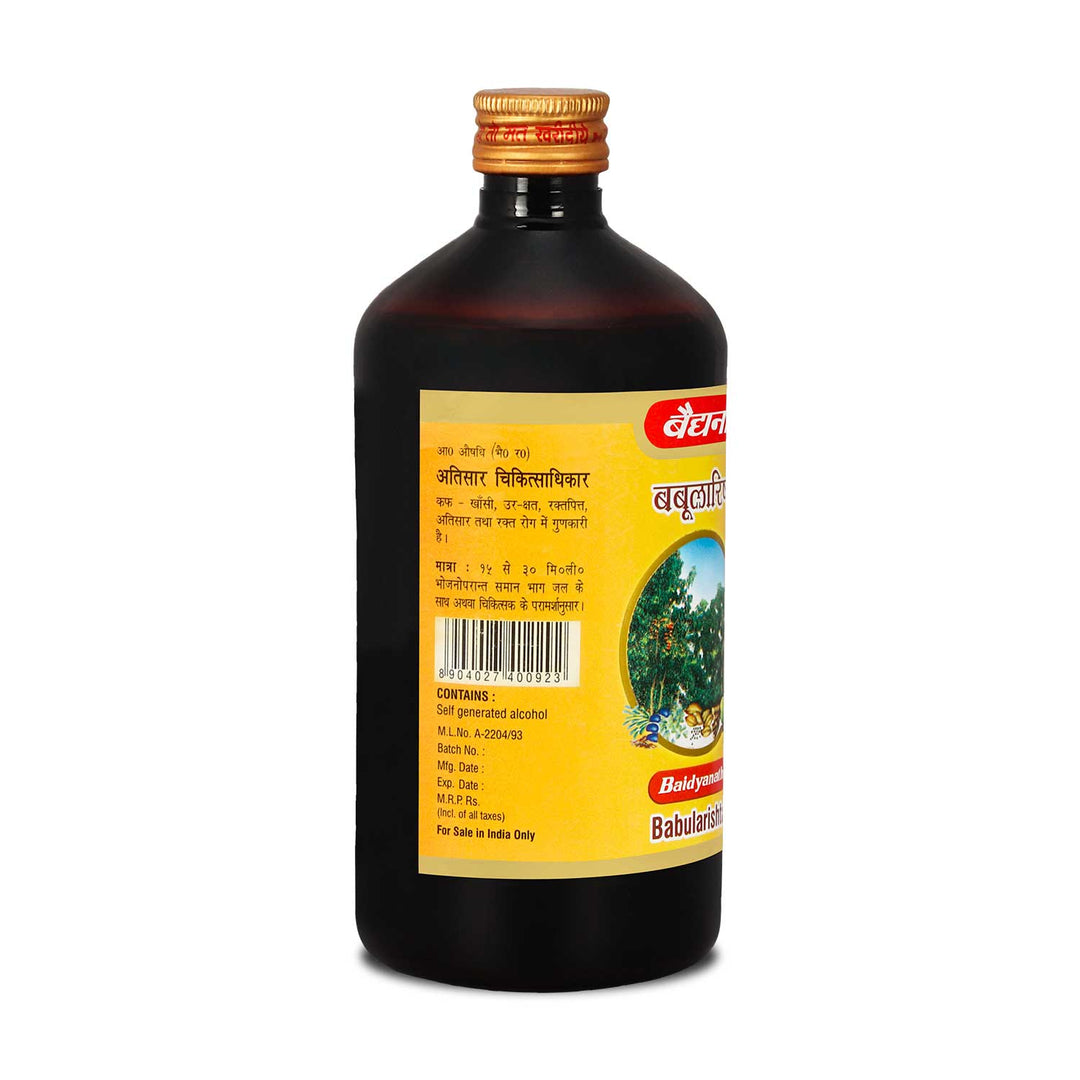 Baidyanath Babularisht Ayurvedic Tonic - 450 ml | Helps in Cough, Respiratory disorder & Chest Pain (Pack of 1)