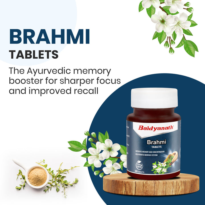 Baidyanath Brahmi Tablets (60 Tablets)