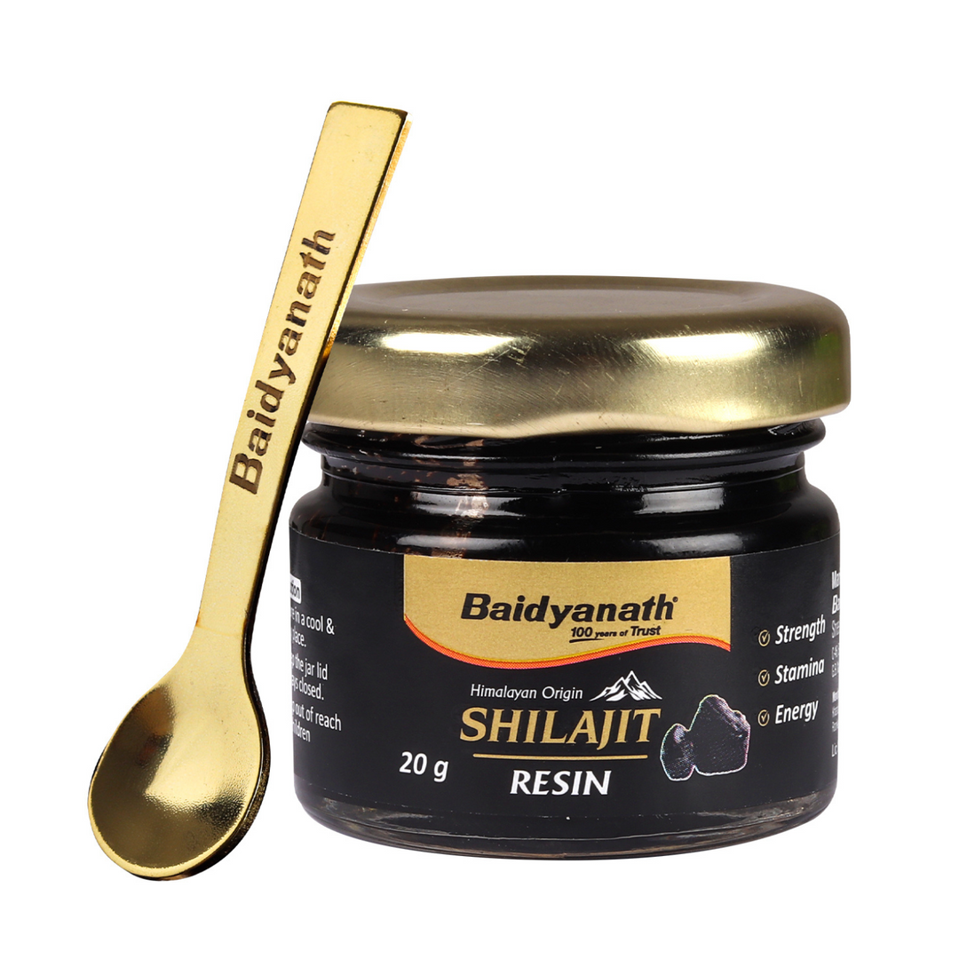 Baidyanath Himalayan Shilajit Resin| Rich in Fulvic Acid| For Strength, Power & Stamina