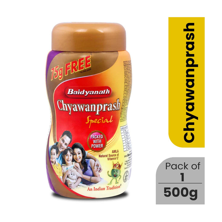 Baidyanath Chyawanprash Special 500 gm with 75 Gram Extra