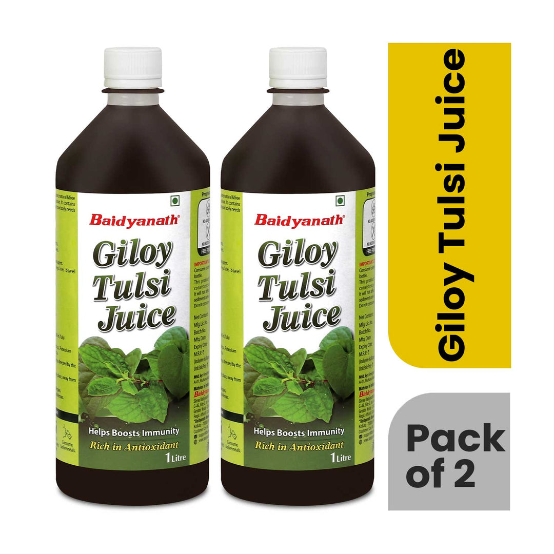 Baidyanath giloy tulsi juice pack of 2 bottle.