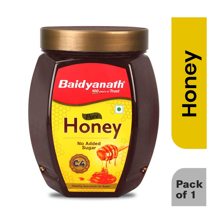 Baidyanath Honey C4 Approved, Unadulterated, Pure Honey (1 kg)