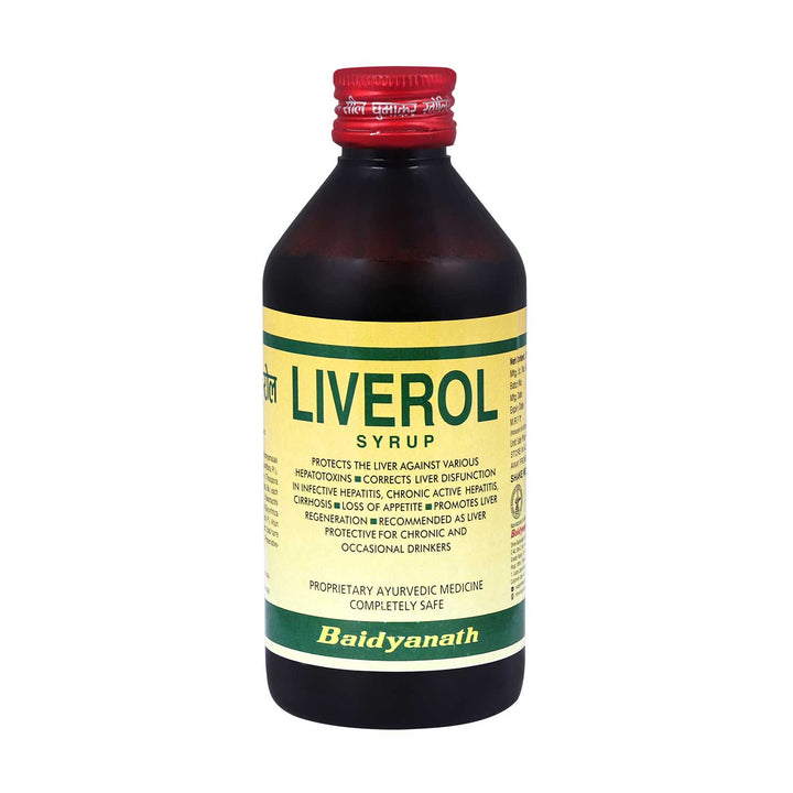 Baidyanath Liverol Syrup (200 ml) for Comprehensive Liver care