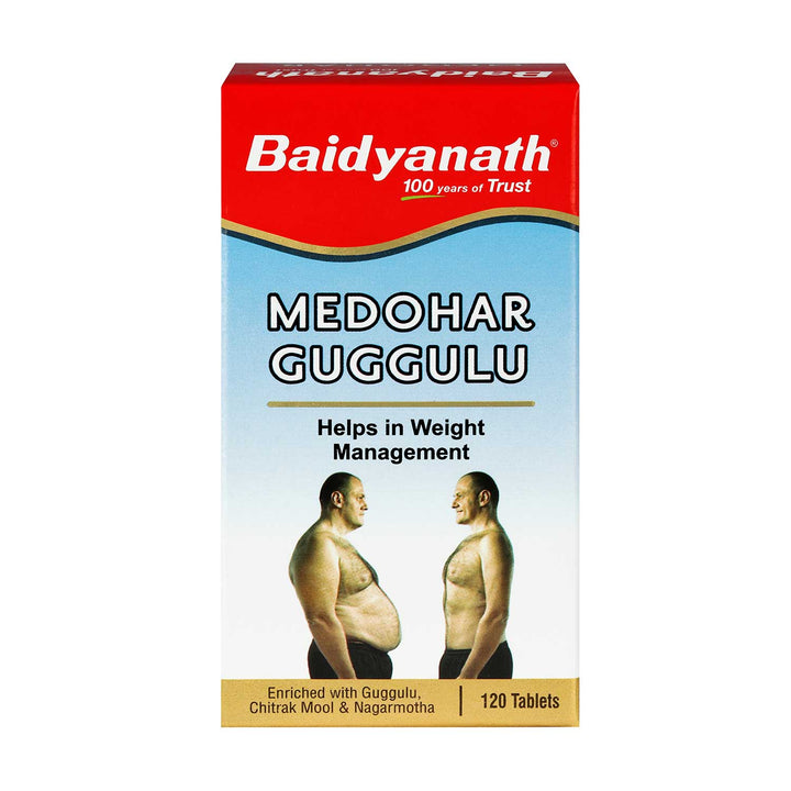 Baidyanath Medohar Guggulu 120 Tab | Enriched with Guggulu, Chitrakmool and Nagarmotha