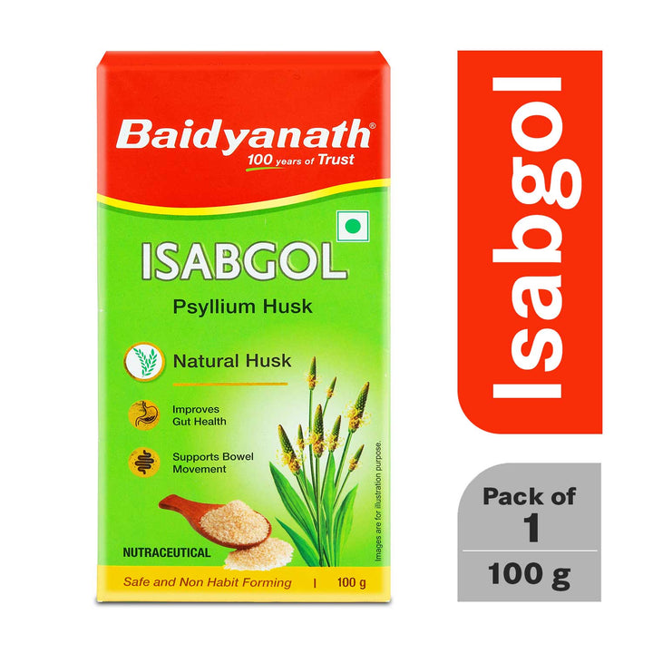 Baidyanath Isabgol (Psyllium Husk) | Healthy Digestive Tract | Rich Source Of Dietary Fibre, Gluten Free