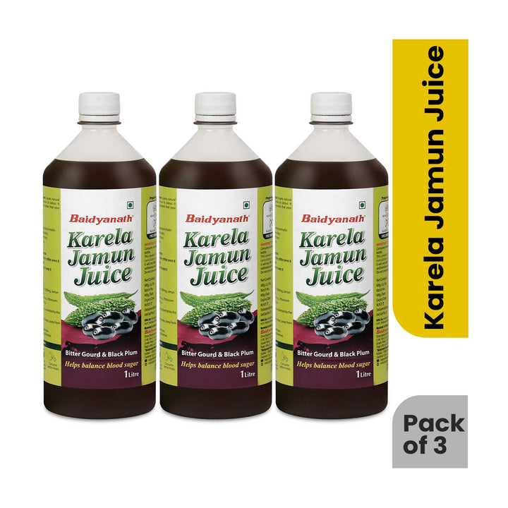 Baidyanath karela jamun juice pack of 3 bottle.