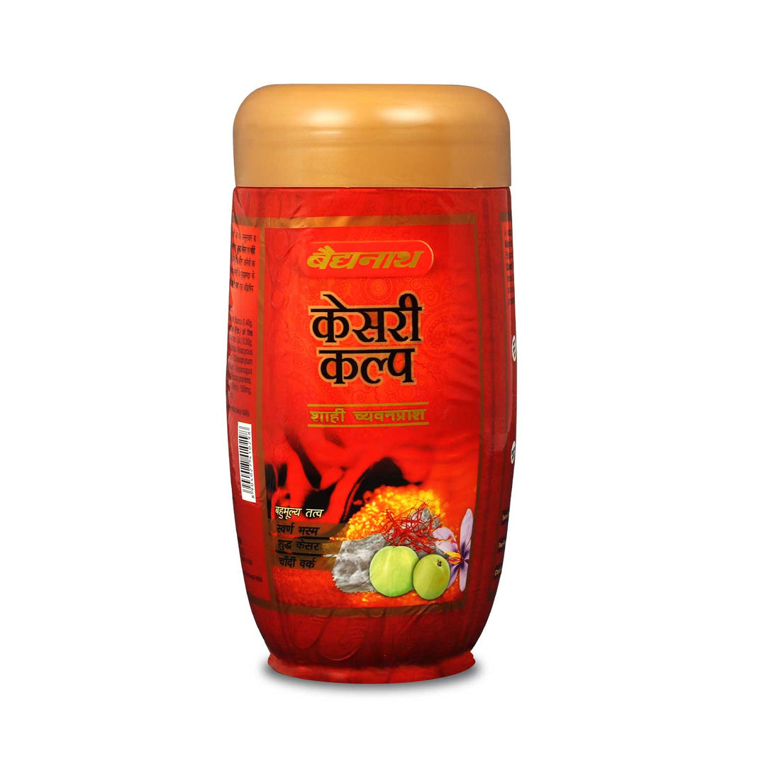 Baidyanath Kesari Kalp Royal Chyawanprash (1 Kg) | Ayurvedic Immunity and Energy Booster Infused with Gold & Saffron | Ayurvedic Health supplement (Pack of 1)