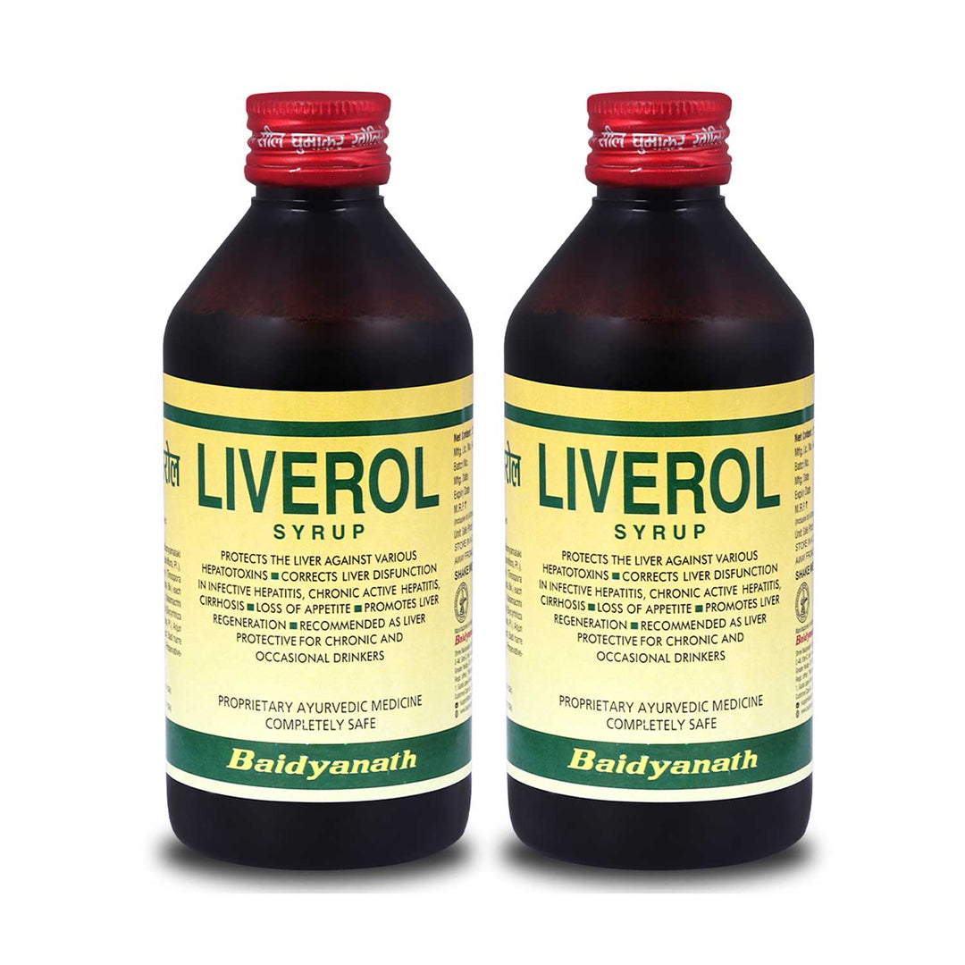 Baidyanath Liverol Syrup (200 ml) for Comprehensive Liver care