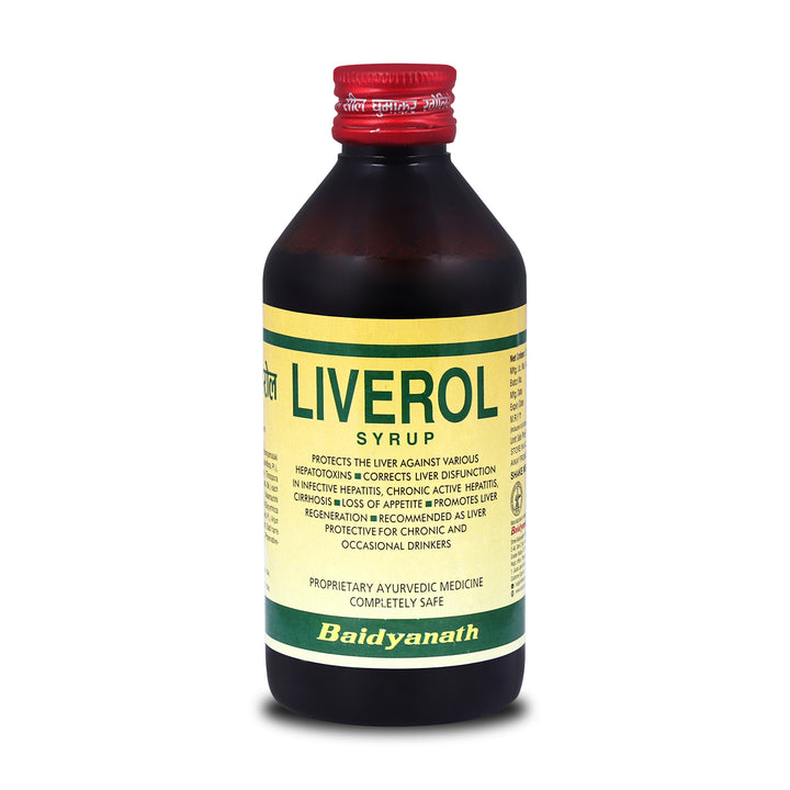 Baidyanath Liverol Syrup (200 ml) for Comprehensive Liver care