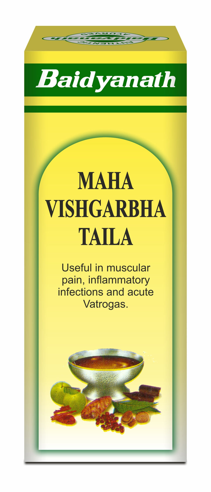 Baidyanath Mahavishgarbh Ayurvedic tail/Oil | Useful in Muscular & Joint pain | Helpful in mobility & stiffnes