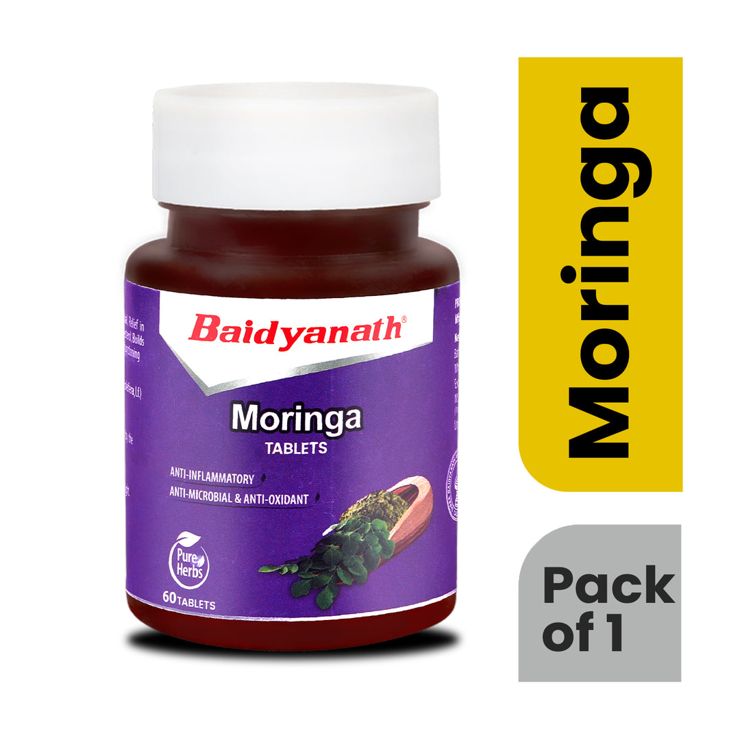 Baidyanath Moringa Tablets (60 Tablets) | Helps in maintaining overall health and wellness