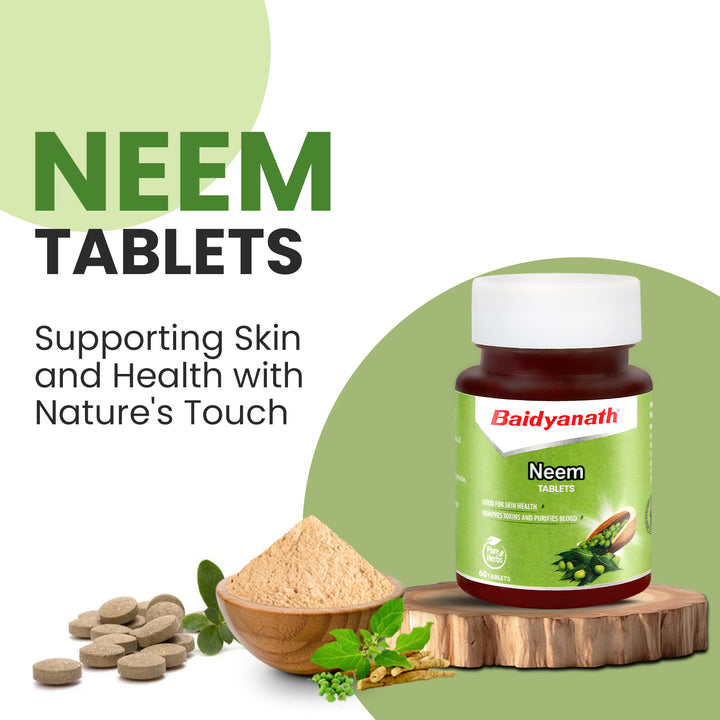 Baidyanath Neem Tablets Pack of 2 (60 Tablets)