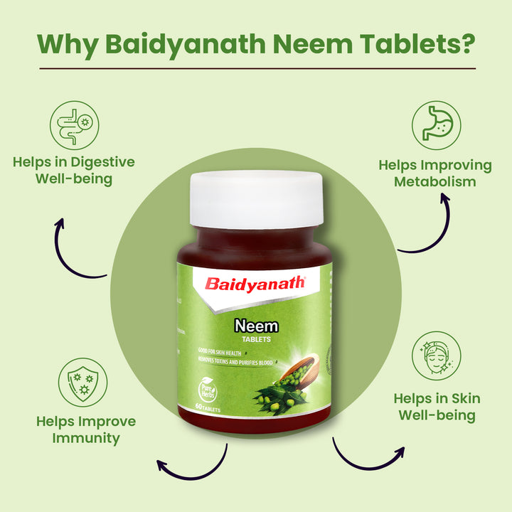 Baidyanath Neem Tablets (60 Tablets)