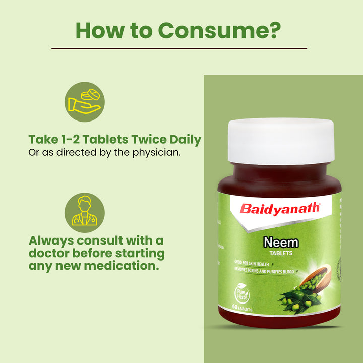 Baidyanath Neem Tablets (60 Tablets)