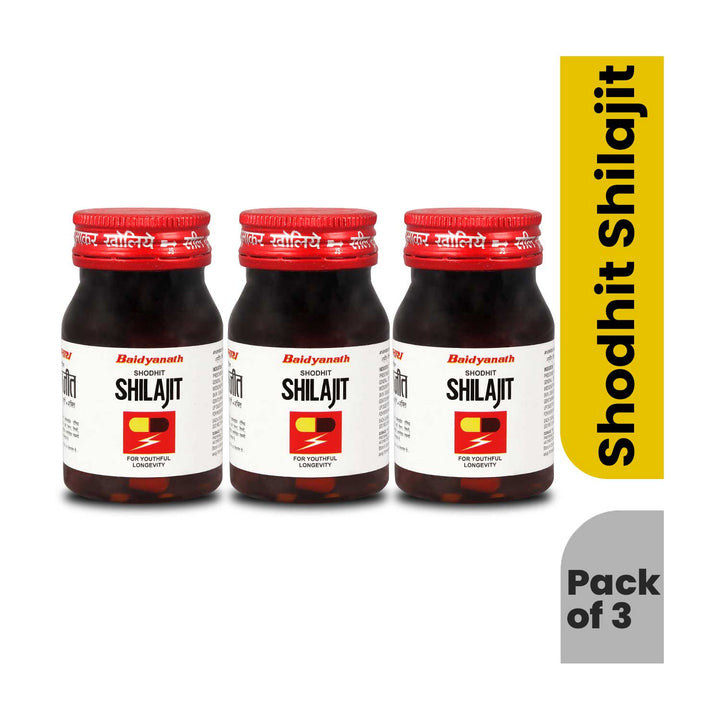 Baidyanath Shodhit Shilajit (30 Capsules)