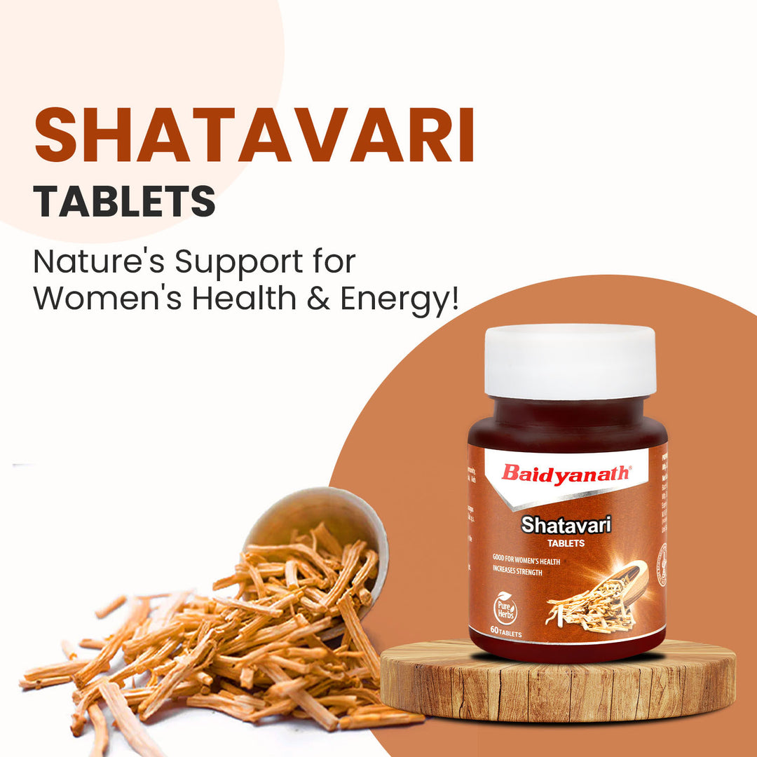 Baidyanath Shatavari Tablets 60 Tablets (Pack of 2)