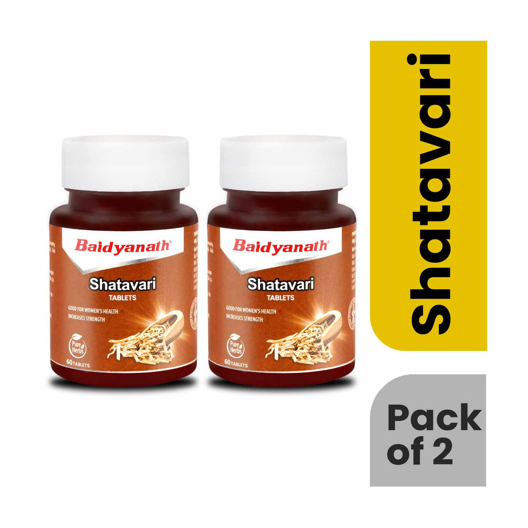 Baidyanath Shatavari Tablets 60 Tablets (Pack of 2)