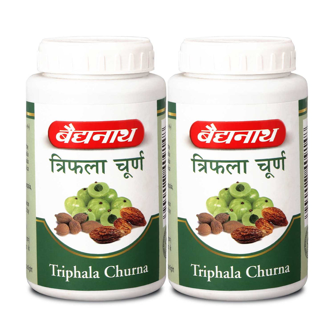 Baidyanath Triphala Churna- 240g ( Pack of 2) Help to Improve Bowel Movement & Indigestion, Constipation and Digestive Disorders