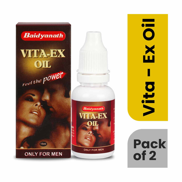 Baidyanath Vita Ex Oil for Men 15Ml (Pack of 2)