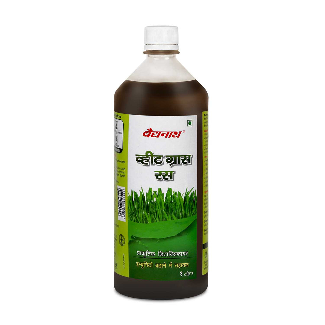 Baidyanath Wheatgrass Juice 1 L – Natural Detoxifier - Herbal Supplement to Help boost Immunity, Purifies blood Improves digestion & metabolism