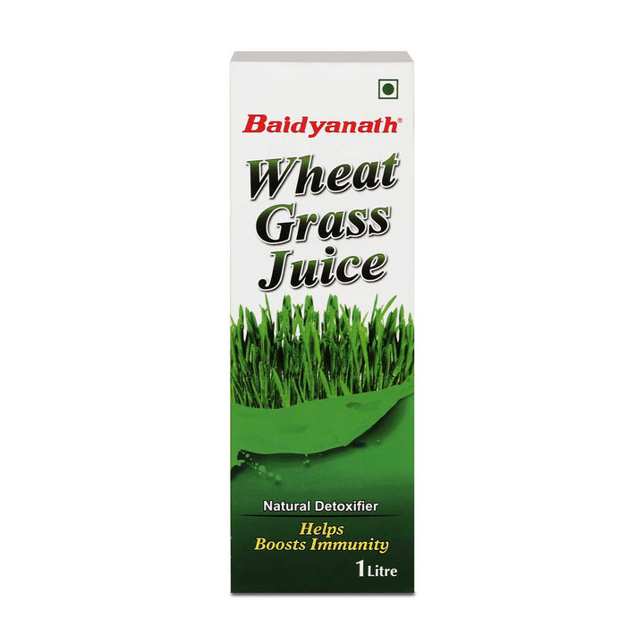 Baidyanath Wheatgrass Juice 1 L – Natural Detoxifier - Herbal Supplement to Help boost Immunity, Purifies blood Improves digestion & metabolism