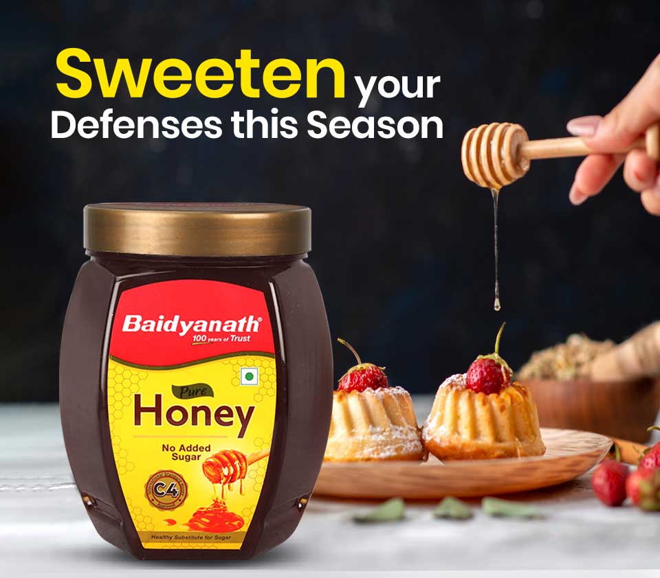 Baidyanath honey sweeten your defenses this season