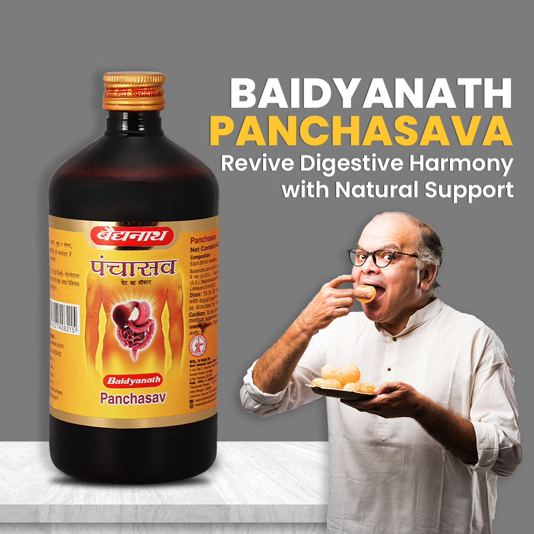 Baidyanath Panchasav 450ml | Ayurvedic Medicine for Digestion Problems