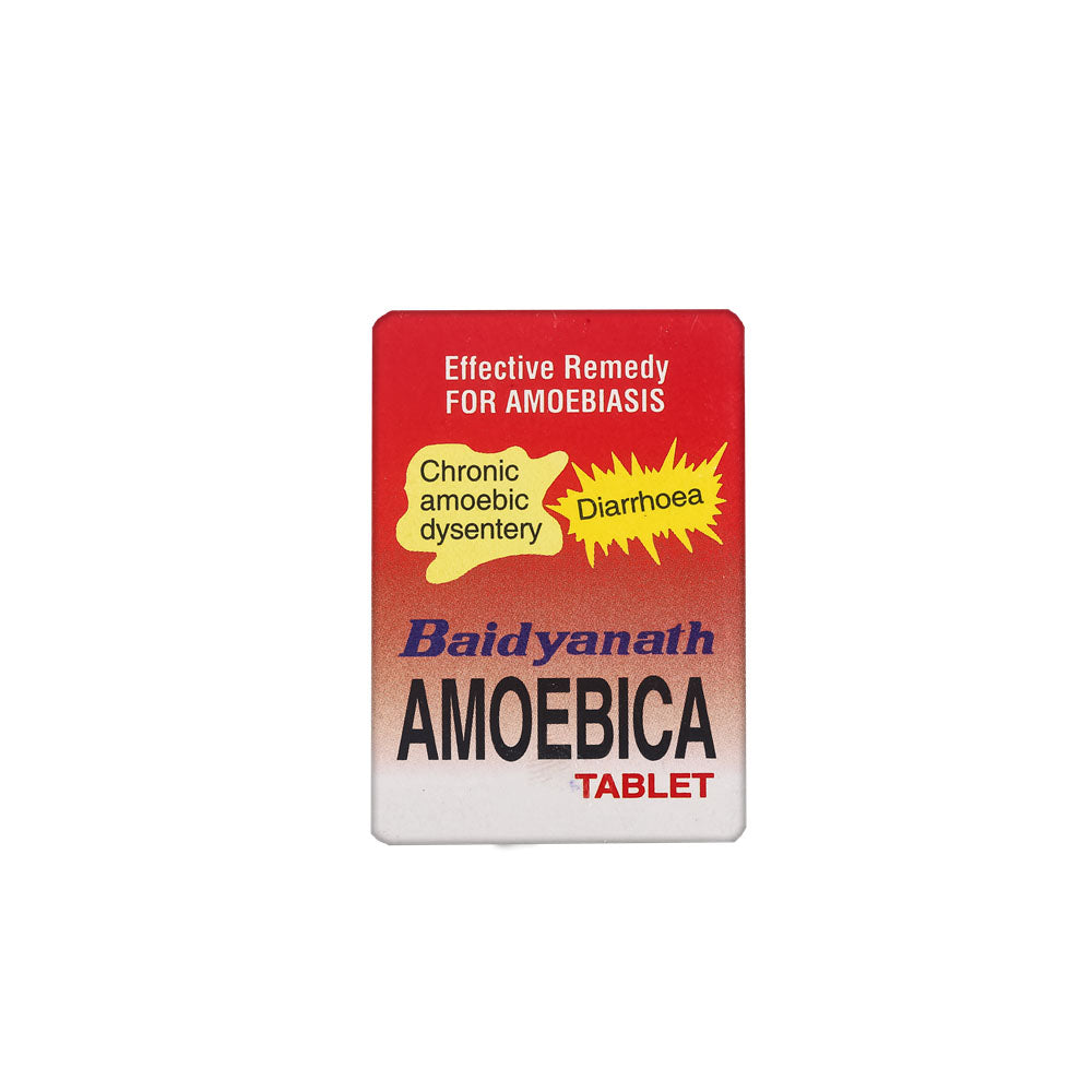 Baidyanath Amoebica Tablet - 50 tablets | Effective remedy for Diarrhoea & Inflammatory Bowel (Pack of 1)