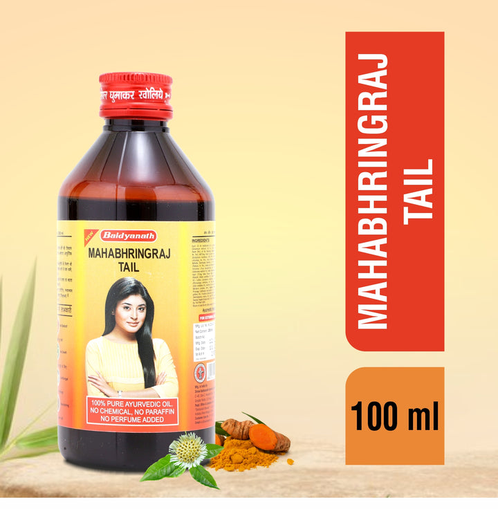 Baidyanath Mahabhringraj Ayurvedic Hair Oil -Helps for Hair Growth, Nourishment, Complete Hair Care