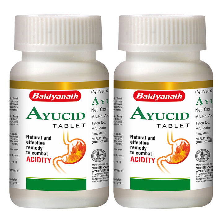 Baidyanath Ayucid Tablet 60 Tablets (Pack of 2 )