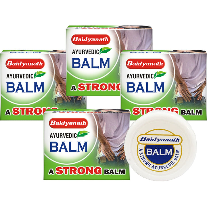 Baidyanath Ayurvedic Balm (10 g), Pack of 5