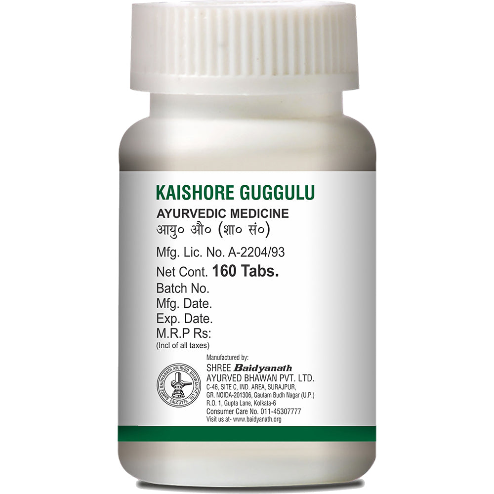 Baidyanath Kaishore Guggulu (160 Tablets)