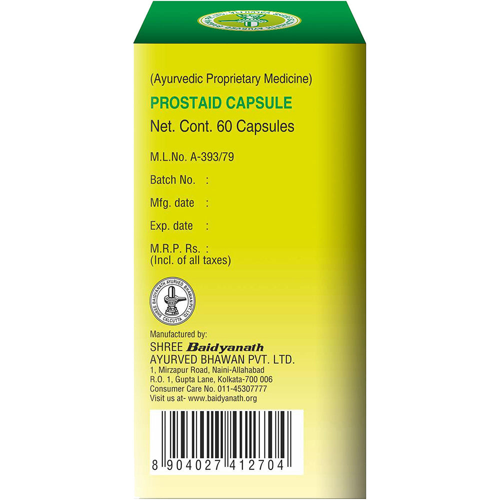 Baidyanath Prostaid Capsule (60 Capsules)