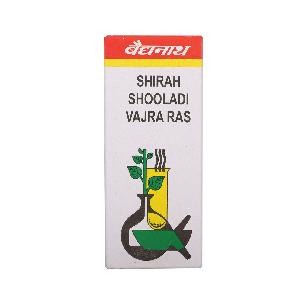 Baidyanath Shirashuladivajra Ras- 80 Tablet | Helps In Chronic Headaches, Migraines, and Other Types Of Headaches